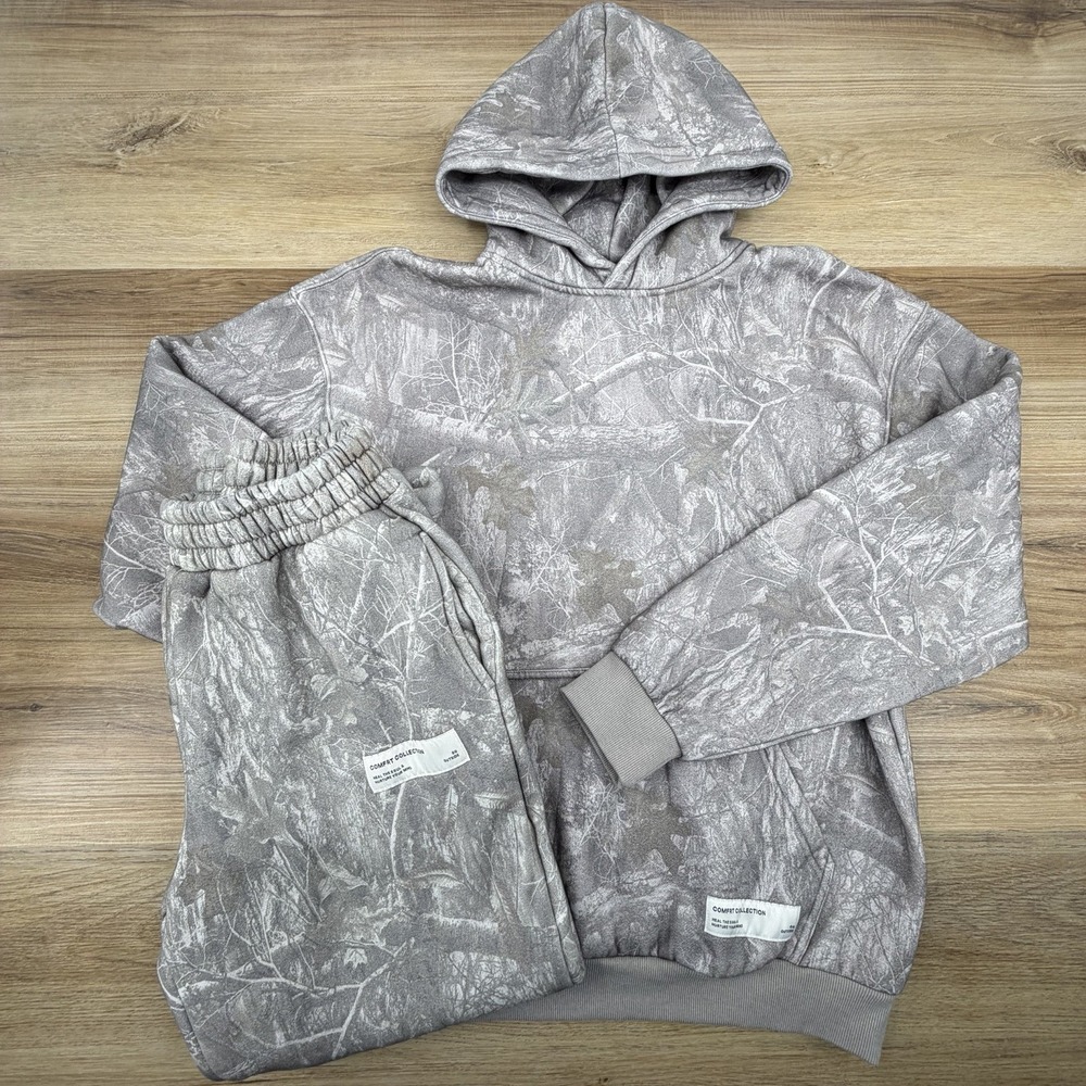 Comfrt Comfort Collection Camo Pullover and Pant Set - Pullover L/Pant L